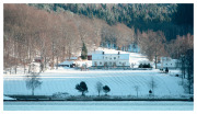 Korsviken manor house across from our swimming spot.