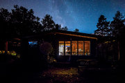 Our cottage under the Milky Way
